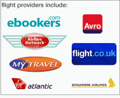 compare prices from: ebookers, AVRO, My Travel, vVirgin Atlantic, Singapore airlines, AIRLINE NETWORK